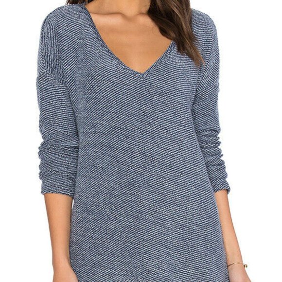 Paige Martine Tunic Top Long Sleeve V-Neck Stretch
